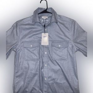 BRAND NEW !REISS CHASER LS TWIN POCKET BRU